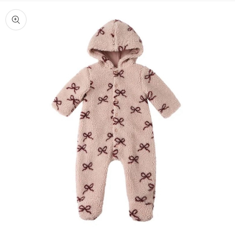 Rylee + Cru Pink Baby Bunting